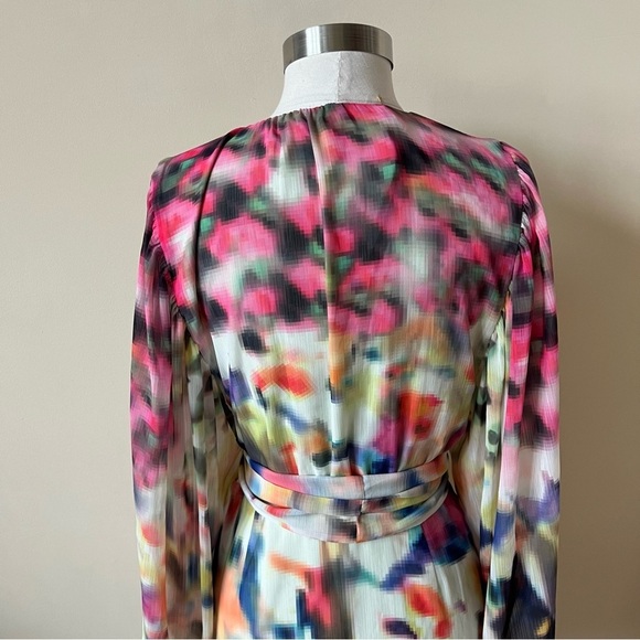 Alexis Leonie Crepe Minidress colorful abstract pattern print 17349 - Picture 10 of 12